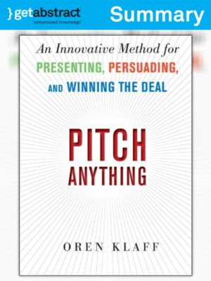 cover image of Pitch Anything (Summary)